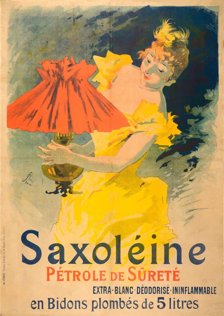 Jules Chéret , Saxoléine Pétrole de Sûreté, 1891