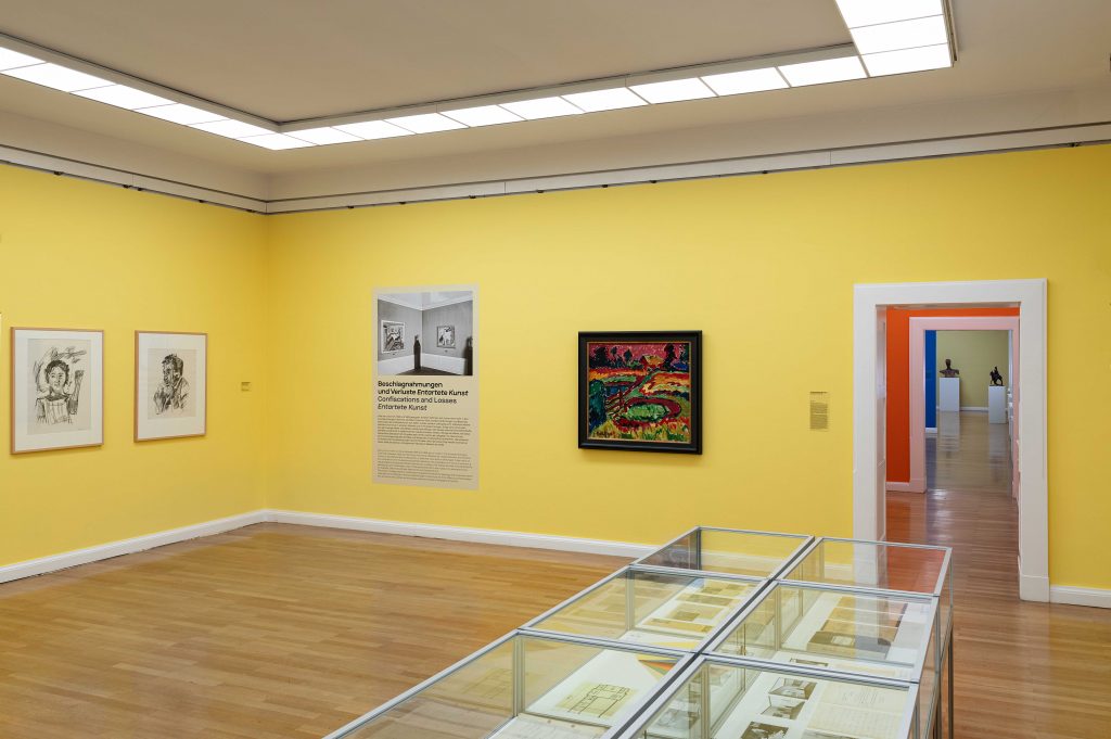 Raumabfolgen der Galerie der Moderne im 2. OG der Kunstsammlungen Chemnitz, 2020, Foto: Alexander Meyer