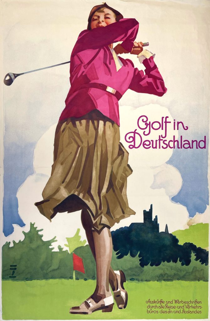 Ludwig Hohlwein, Golf in Deutschland, 1930
