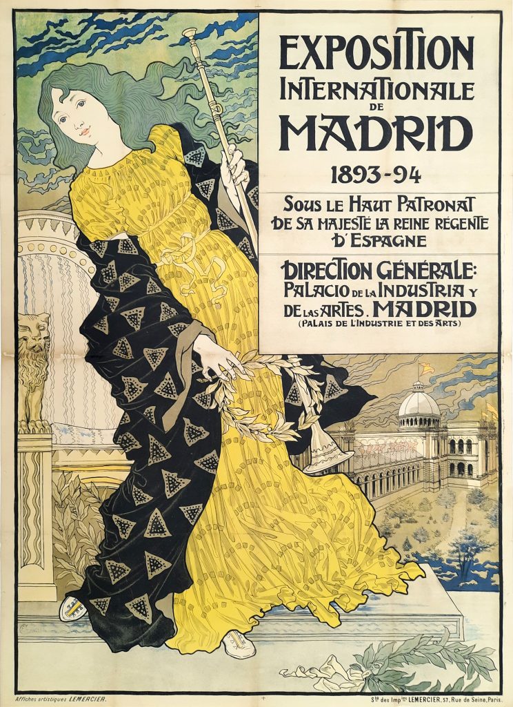 Eugène-Samuel Grasset, Exposition Internationale de Madrid, 1893