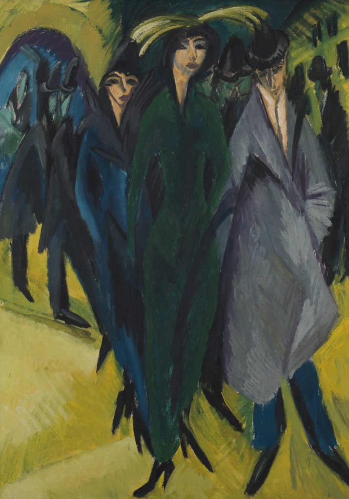 Ernst Ludwig Kirchner, Frauen auf der Straße, um 1914, Von der Heydt-Museum Wuppertal