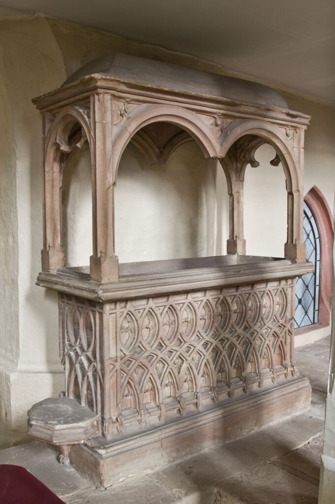 Heiliges Grab, sogenannte „Krippe“, vor 1500, Haindorf, Dorfkirche, Foto: Martin Sladeczek